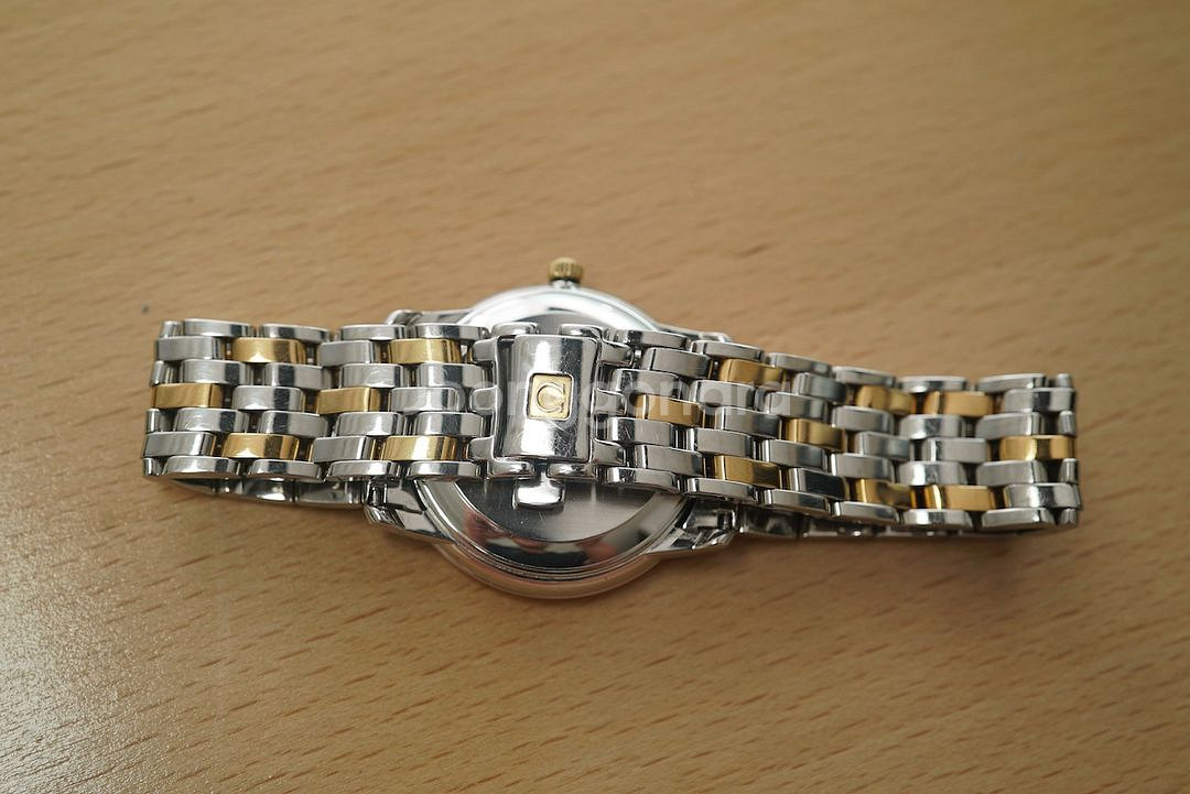 오메가 드빌 18k 콤비/모리스 라끄로와 문페이즈--3