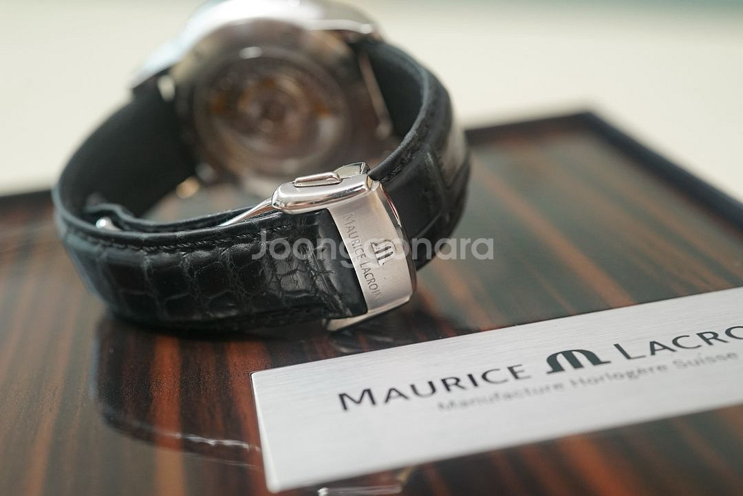 오메가 드빌 18k 콤비/모리스 라끄로와 문페이즈--8