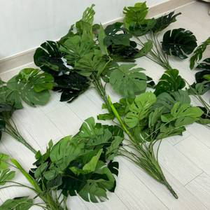 인조 몬스테라 알로카시아 조화 55cm