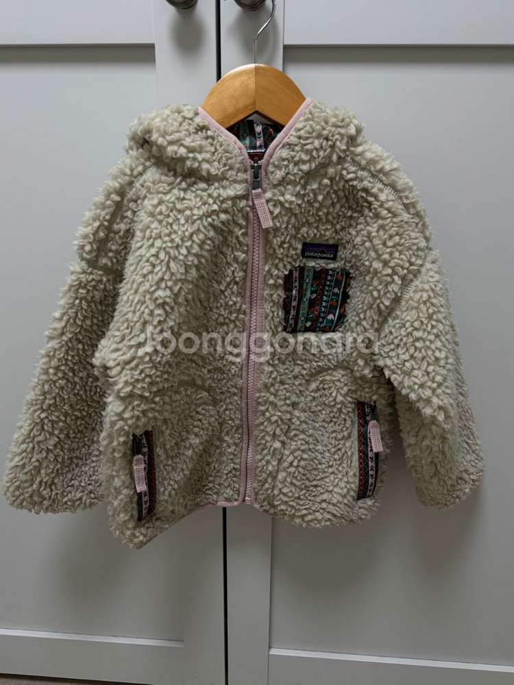 파타고니아 키즈 후드 후리스--0