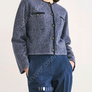 더캐시미어 캐시미어 블렌드 니트재킷55 랑방 마인 타임