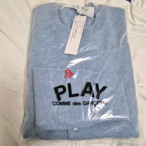 꼼데가르송 U넥 가디건 M