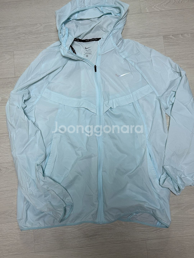 나이키 리펠 러닝자켓 하늘색 L사이즈--0