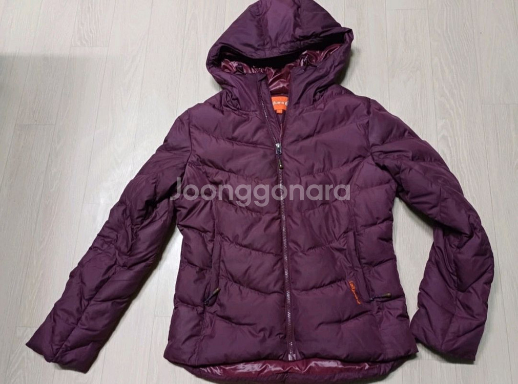 라푸마 여성 구스다운95 패딩 버건디--0