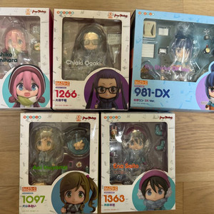 유루캠 넨도로이드 개봉품 묶음으로 팝니다