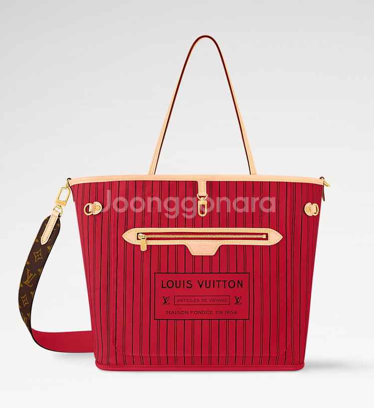 루이비통 가방. 네버풀 반둘리에 인사이드아웃 MM (Louis Vuitton Neverfull Bandouliere--0