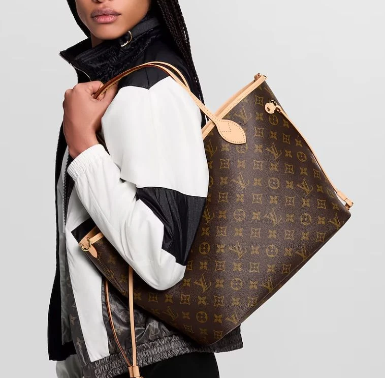 루이비통 가방. 네버풀 반둘리에 인사이드아웃 MM (Louis Vuitton Neverfull Bandouliere 이미지