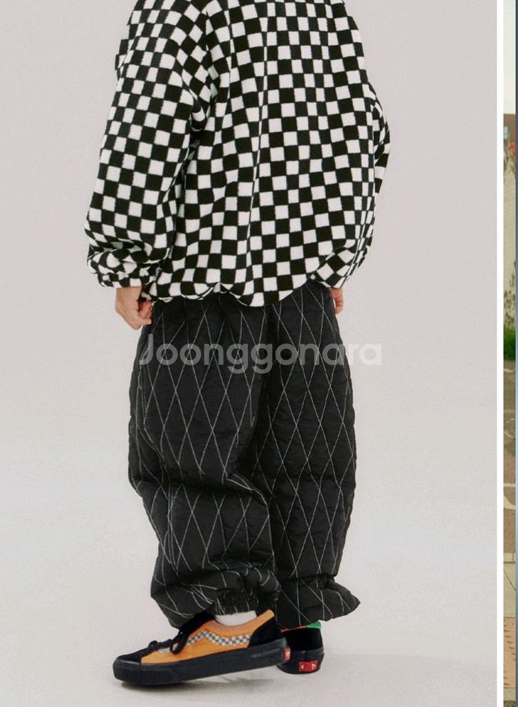 히로 다이아 퀼팅 조거팬츠 150,160--0