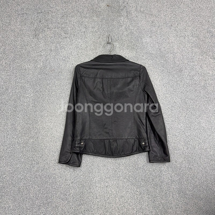 키이스 쉽스킨 버튼 여성 양가죽 자켓 55--1