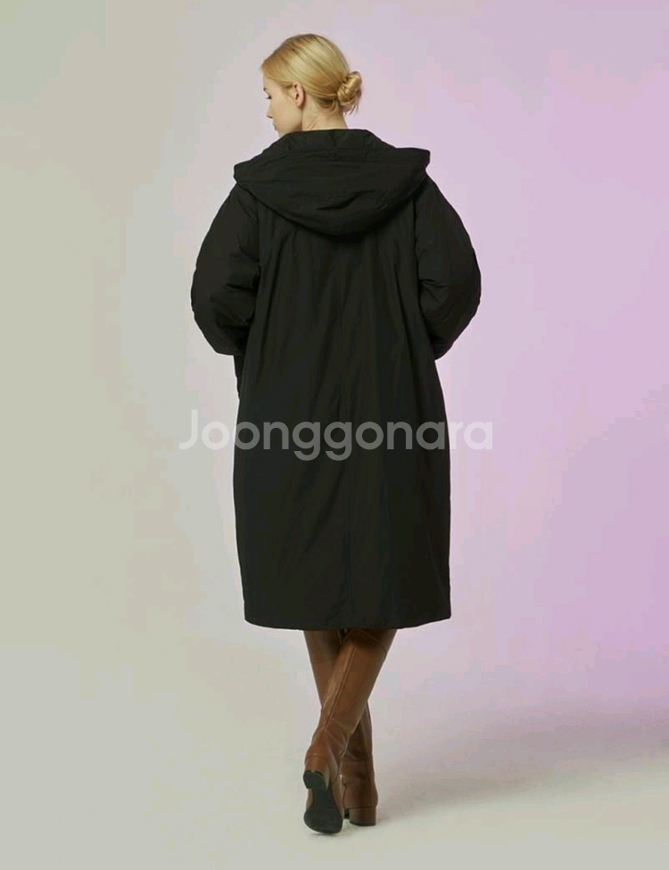 씨씨콜렉트 토글장식 후드 롱 구스다운 점퍼/55--2