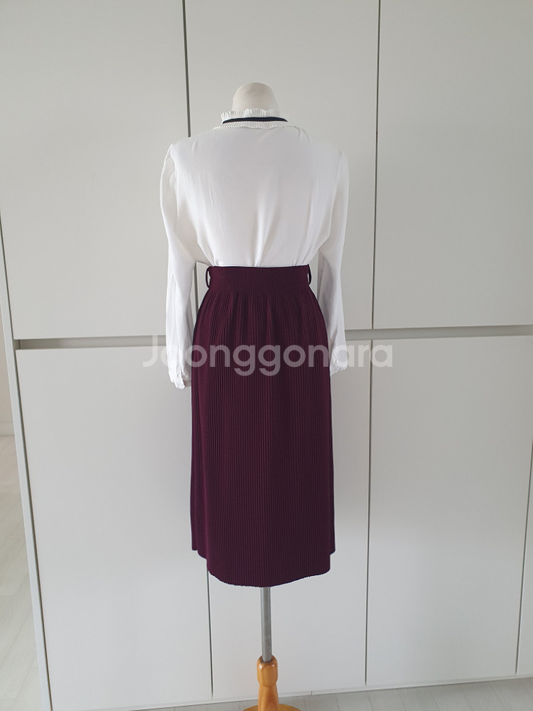 (새상품)봄, 가을 밴딩 주름 스커트 44~77--1