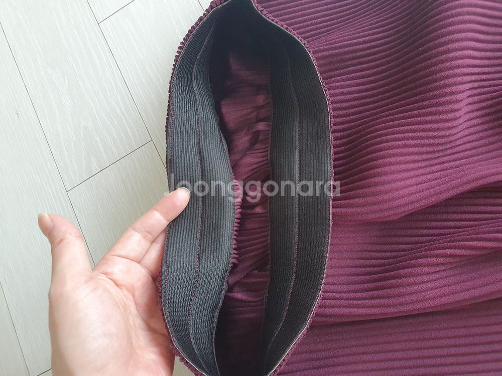 (새상품)봄, 가을 밴딩 주름 스커트 44~77--3