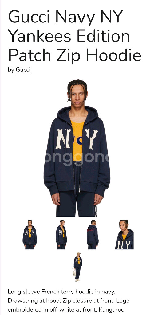 구찌 NY에디션 집업 후드 105 몽클레어,루이비통--0