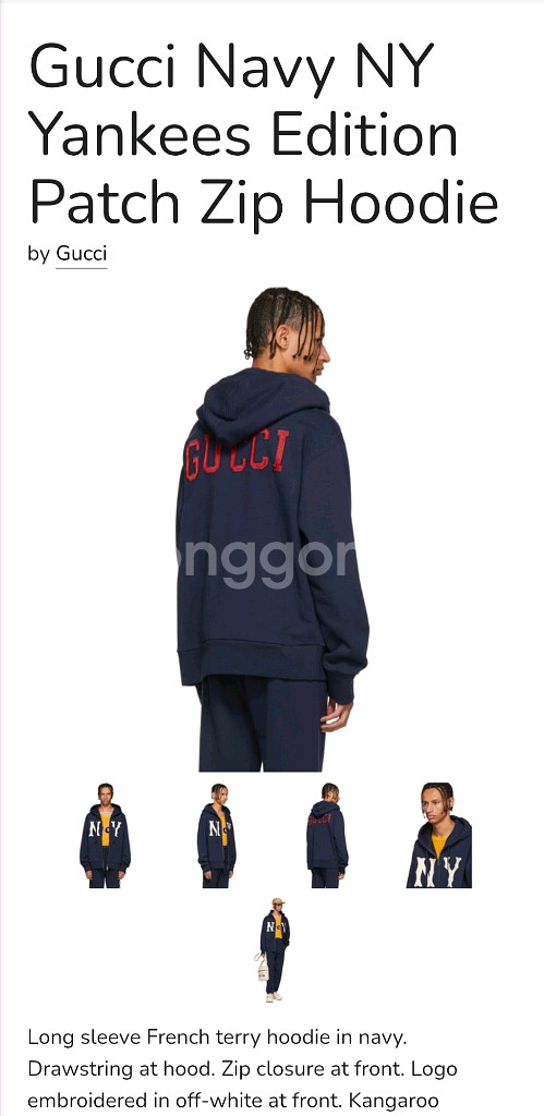 구찌 NY에디션 집업 후드 105 몽클레어,루이비통--9