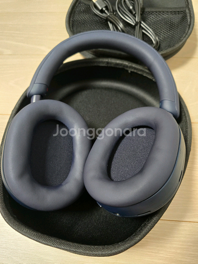 소니 wh-1000xm5 블루투스 헤드폰 미드나잇 블루--3