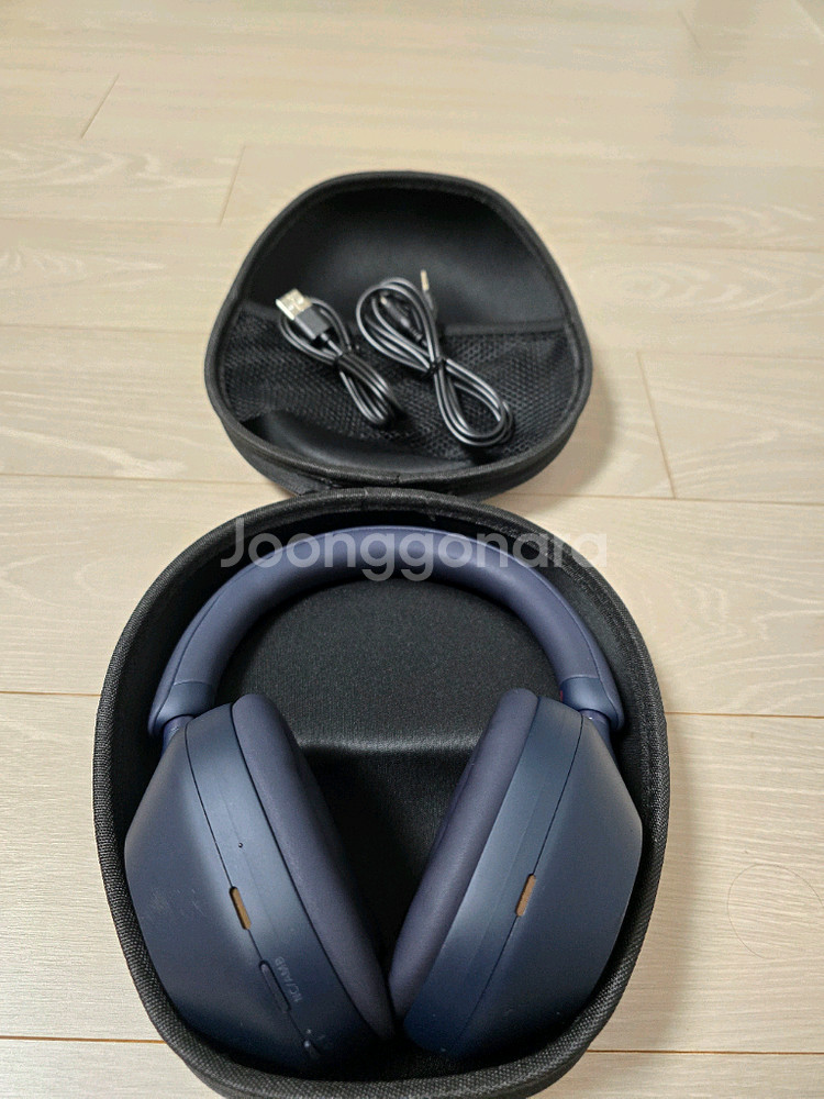 소니 wh-1000xm5 블루투스 헤드폰 미드나잇 블루--1