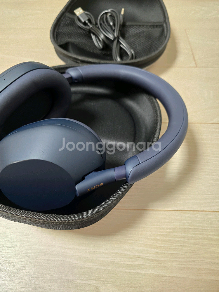 소니 wh-1000xm5 블루투스 헤드폰 미드나잇 블루--6