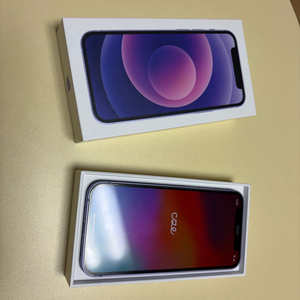 아이폰12미니 퍼플64 미국판