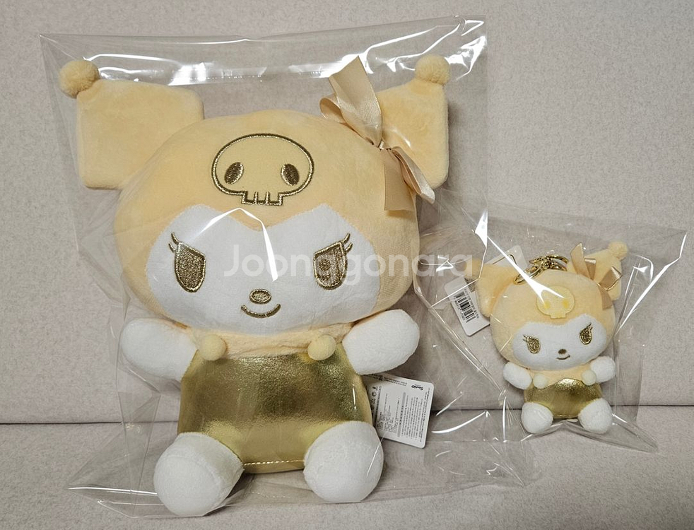 골드쿠로미 25cm인형 키링 2종세트--0