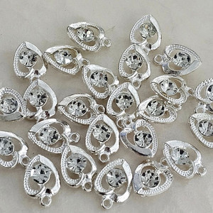 금속 펜던트 야누스하트 24개 일괄