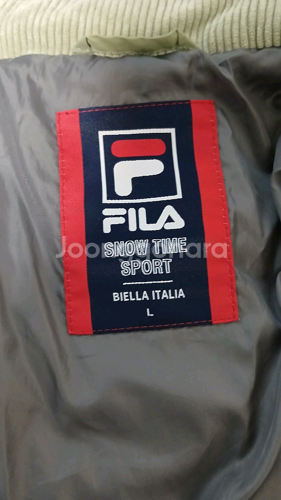 FILA 코듀로이 다운 패딩 자켓(새상품급)--2