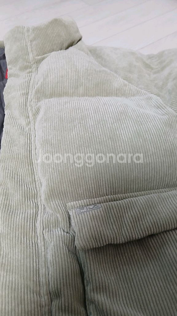 FILA 코듀로이 다운 패딩 자켓(새상품급)--8