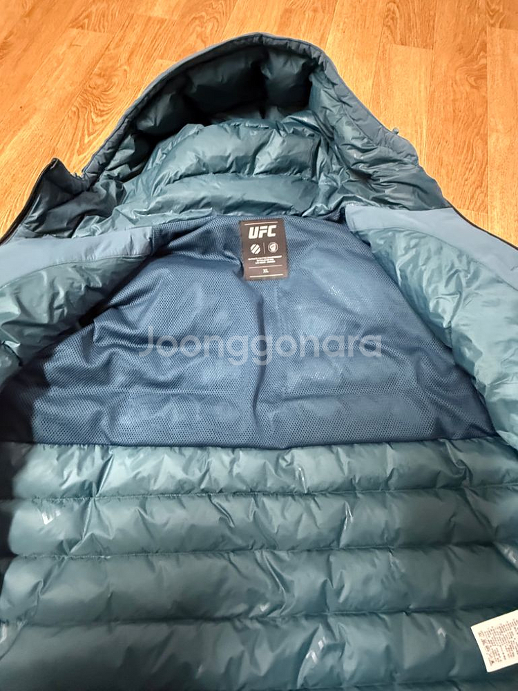 UFC 가드 레귤러핏 다운 자켓 다크그린 U4DJV43--1