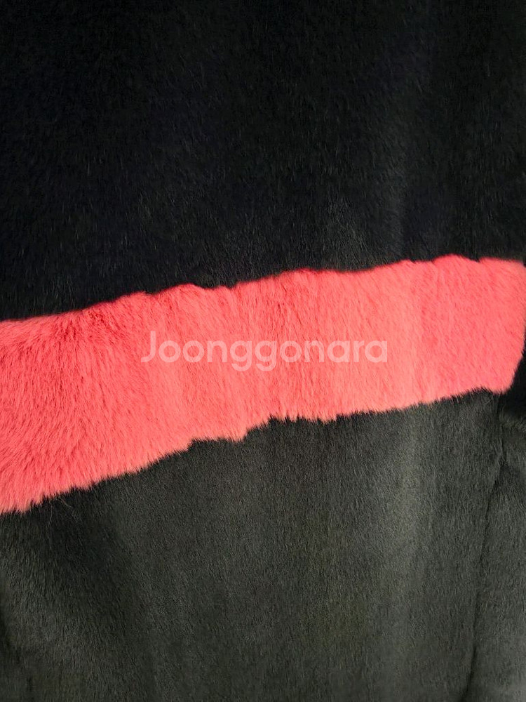 페이크퍼 코트 네이비--4