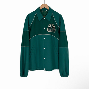 [52] 루이비통 비통 플라워 바시티 코치 자켓 그린