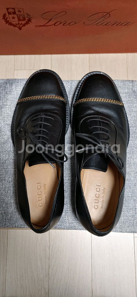 정품)구찌 정장구두(270)--9