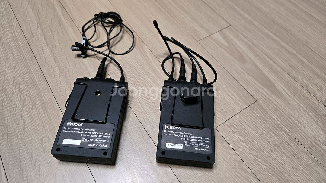 BOYA BY-WM8 Pro 송신기 수신기--1