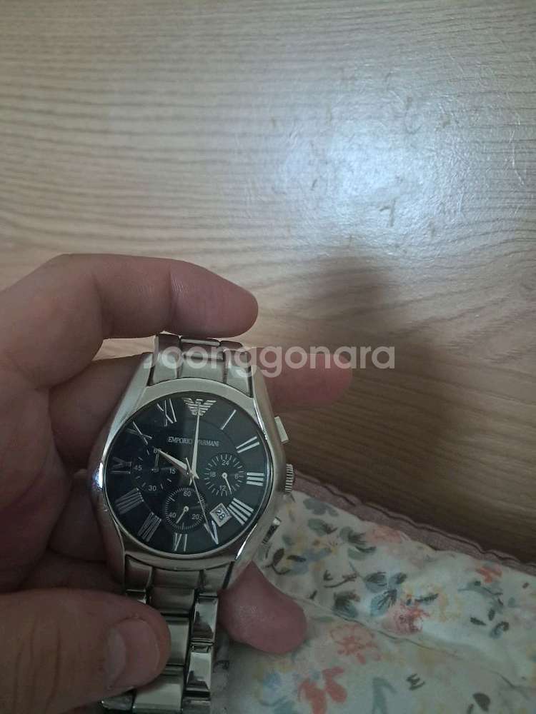 알마니 메탈시계--0