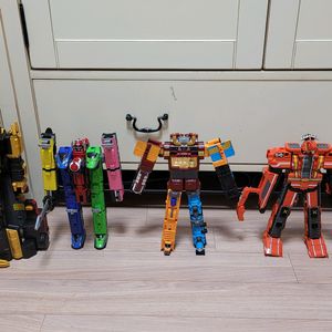 반다이 파워레인저 트레인포스 4종 팝니다.