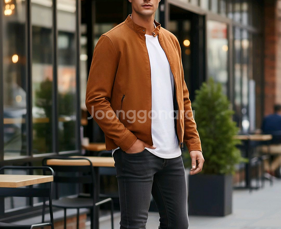 자라 스웨이드 자켓 판매--3