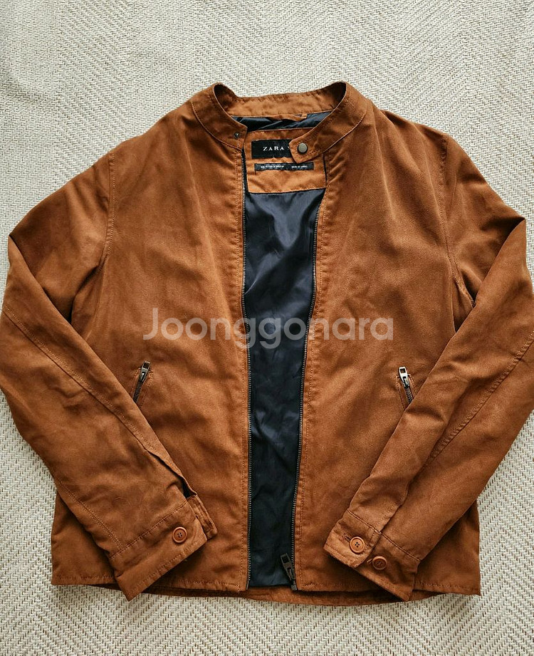 자라 스웨이드 자켓 판매--1