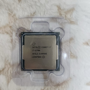 CPU i7-6700. 깨끗 정상