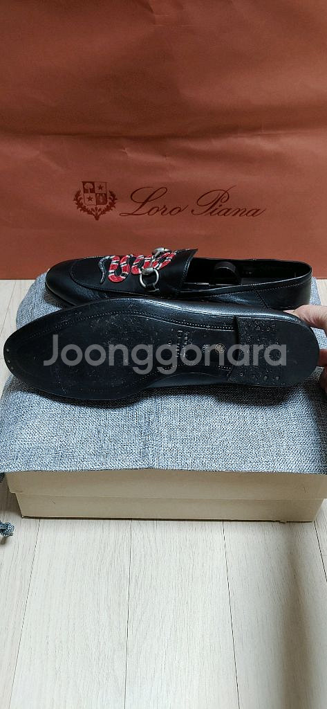 정품)구찌 스네이크 로퍼(270)--3