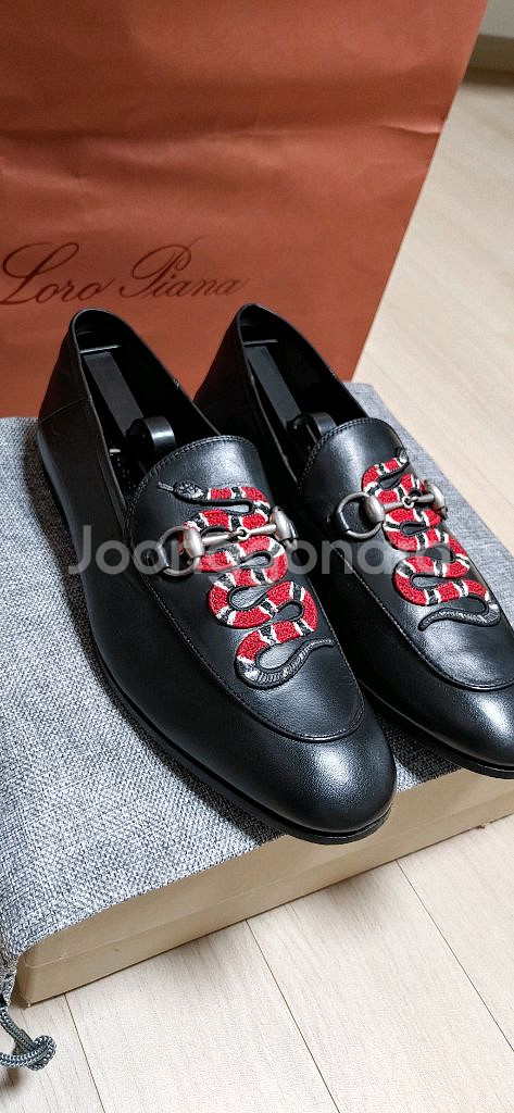 정품)구찌 스네이크 로퍼(270)--5