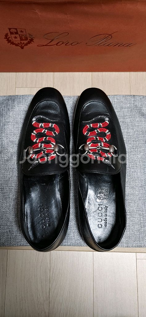 정품)구찌 스네이크 로퍼(270)--9