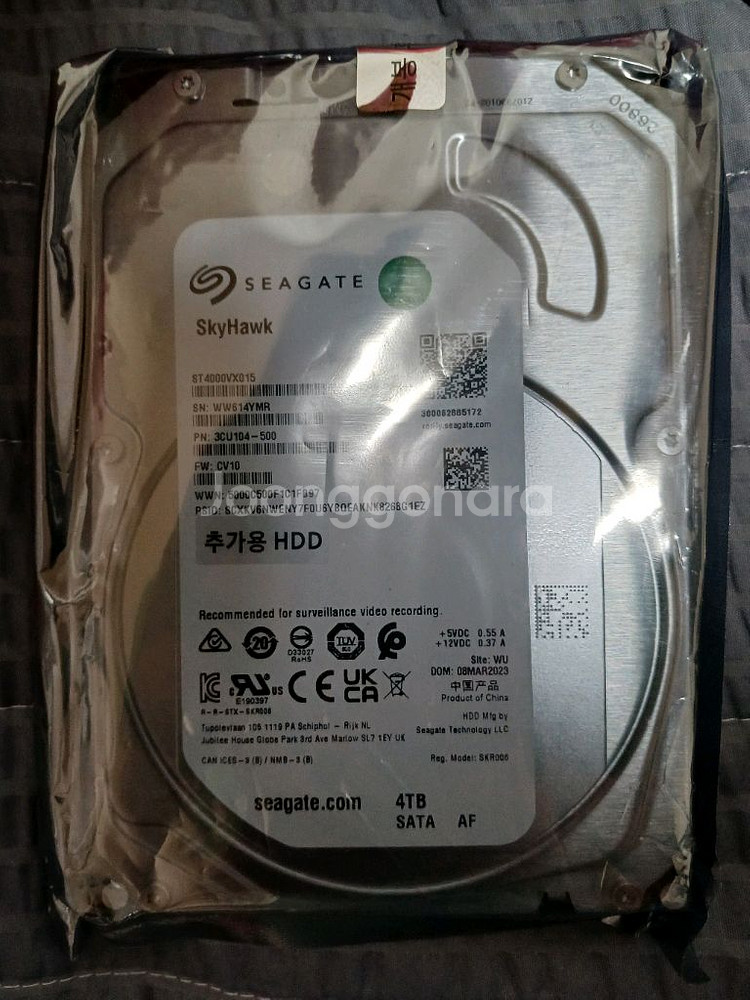 씨게이트 하드디스크 4테라 새상품--0