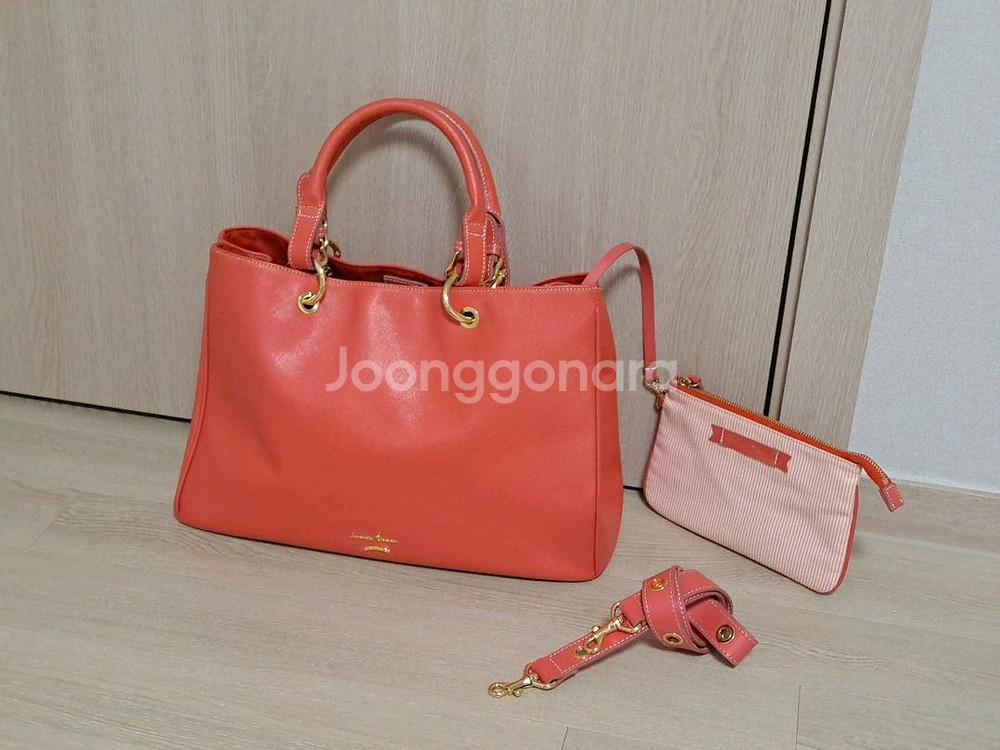 사만다타바사 콜드웰 코랄핑크 숄더백 토트백--0