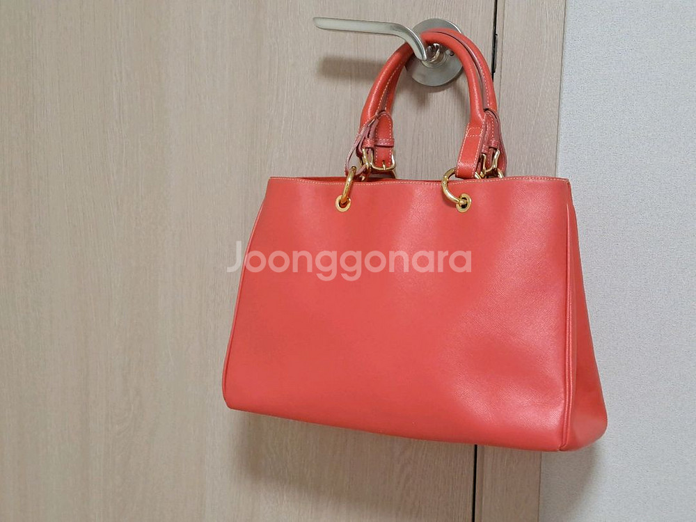 사만다타바사 콜드웰 코랄핑크 숄더백 토트백--5