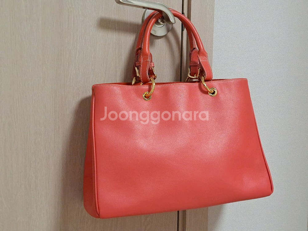 사만다타바사 콜드웰 코랄핑크 숄더백 토트백--9