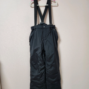 150사이즈 뱅크키즈 검정 검정멜빵 스키복 하의 바지