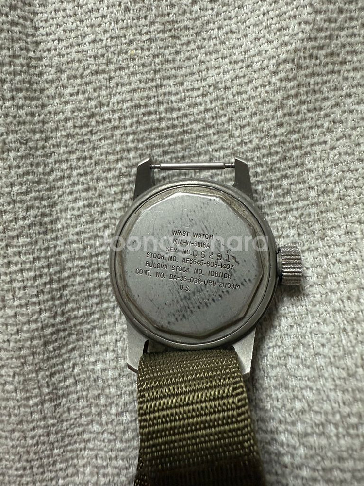 bulova mil w 3818a--3