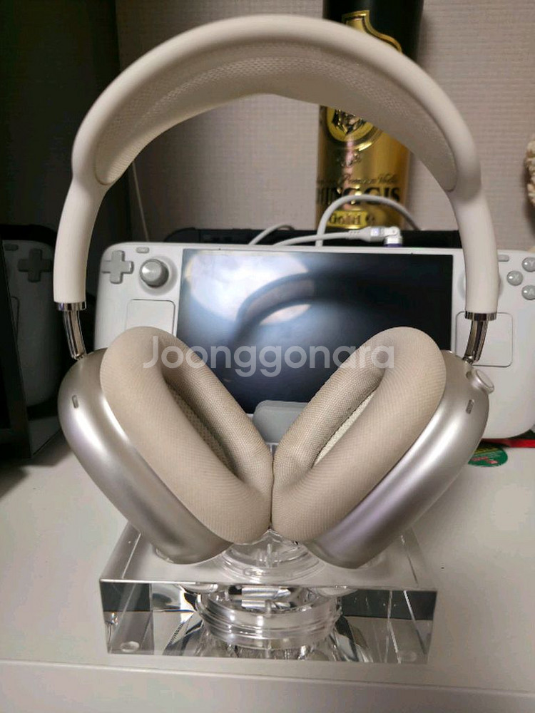 에어팟 맥스2 스타라이트, 충전스탠드, 애플3.5mm케--0