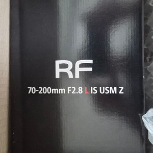 캐논 RF 70-200 F2.8Z 화이트 미개봉 새제품