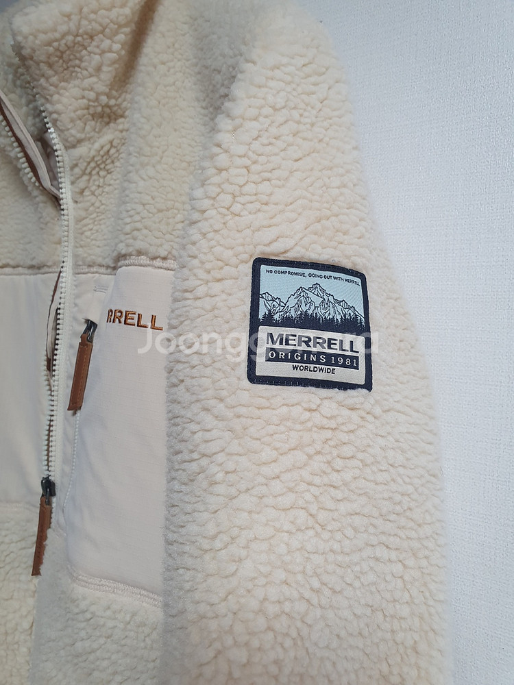 택포가 머렐 자켓 킹스피크 에디션 롱 플리스 아이보리 90--2