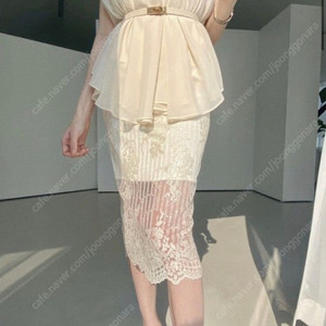 라벨르블랑 플로망 레이스 스커트 24