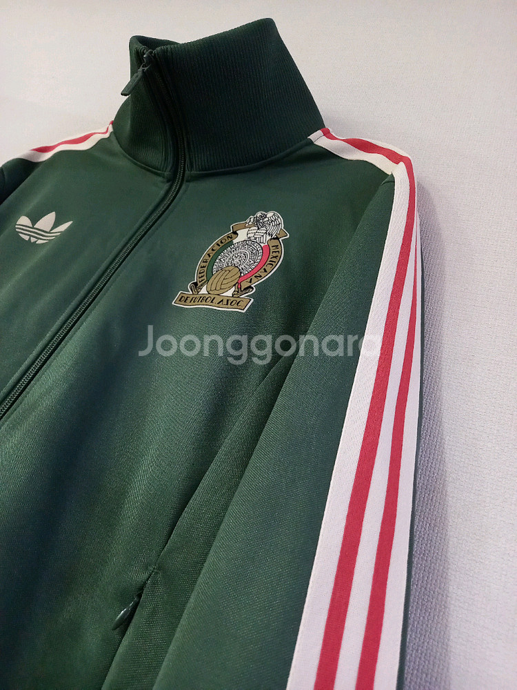 아디다스 멕시코 그린 트랙탑 저지 져지집업 100/L--1